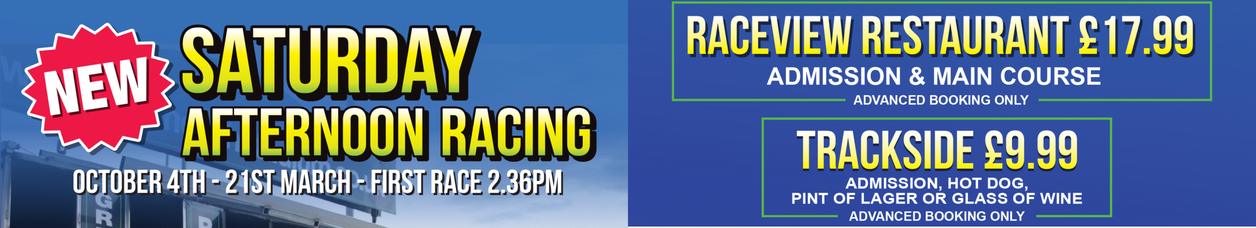 Yarmouth Stadium Greyhound Racing Saturday afternoon